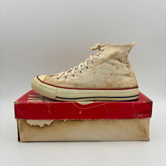 Vintage 80s Converse Chuck Taylor All Star High Sneakers Men\'s 8.5 With Box main image 11